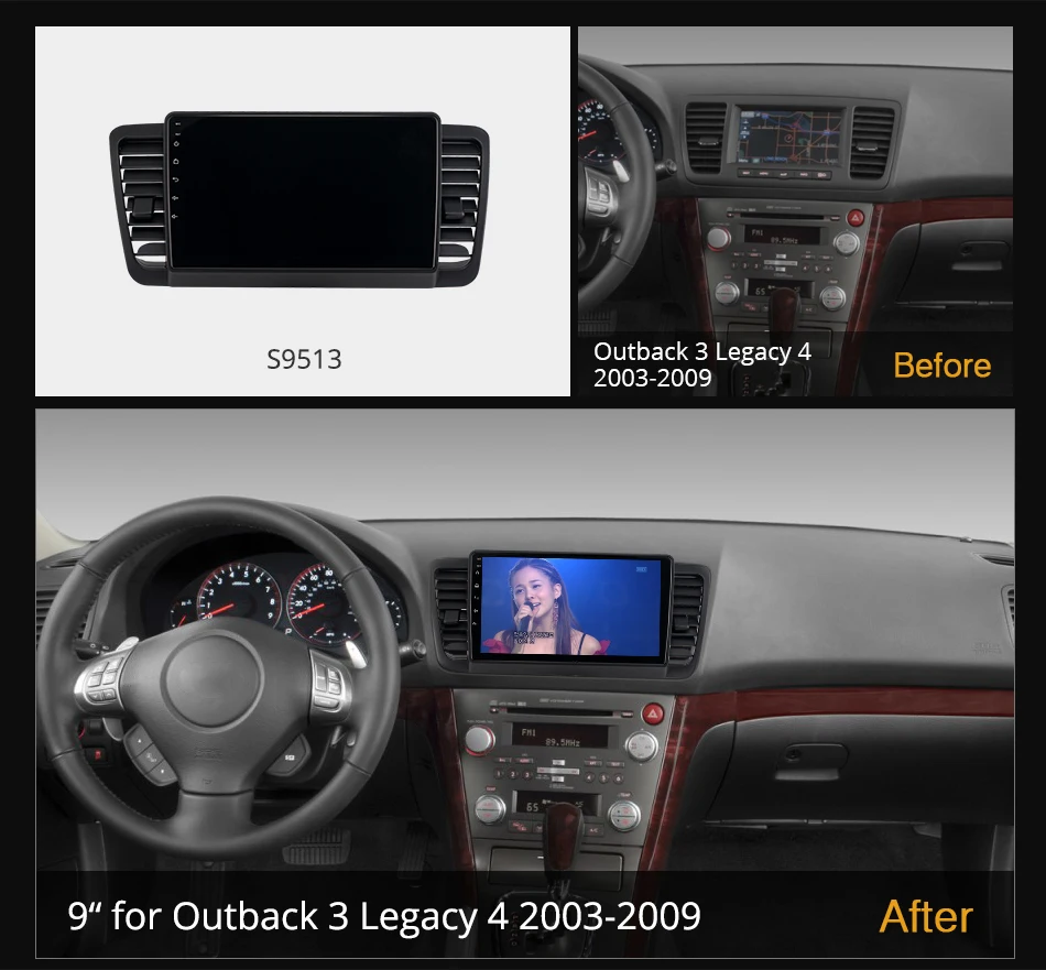 Автомагнитола Ownice K7 стерео-система на Android 10 0 для Subaru Outback 3 Legacy 4 2003-2009 4G LTE 360 2DIN
