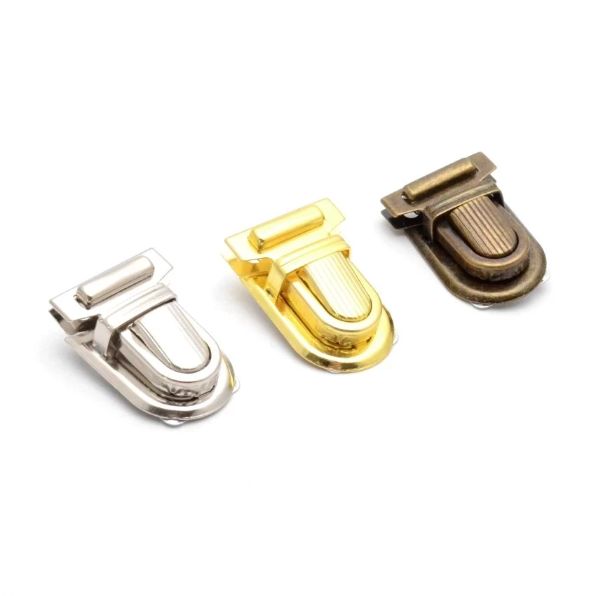 

Free Shipping-10 Sets Silver Tone Antique Bronze Handbag Bag Accessories Purse Snap Clasps/ Closure Lock 22mm x 34mm