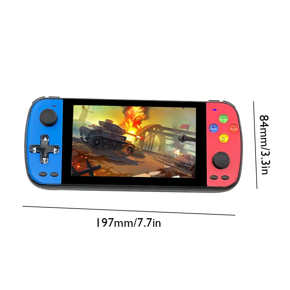 

Handheld Game Console 5.1inch HD Screen Game Console Built-in 3000+ Classic PS5000 Double Video Gaming Player For Kids Gift