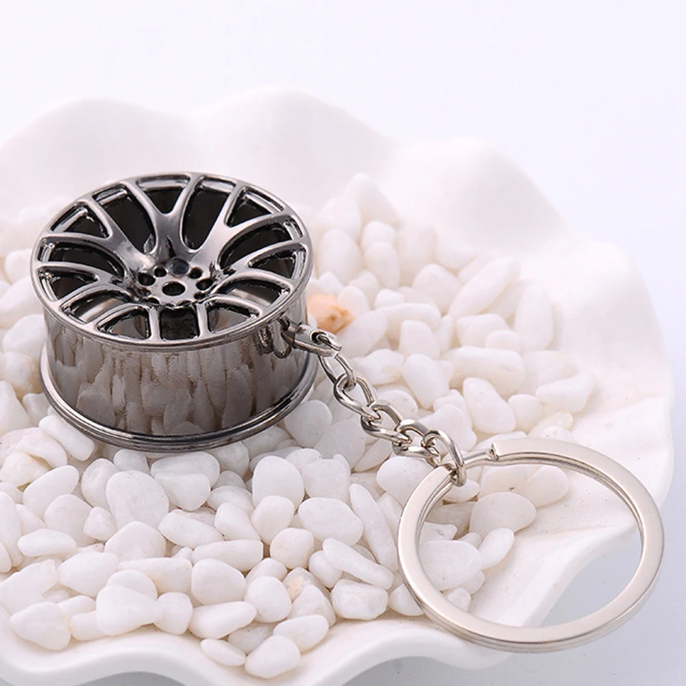 

Durable Car Parts Key Chain Motor Hub Valve Piston Engine Rotate Keyring key ring Wholesale Quick delivery CSV