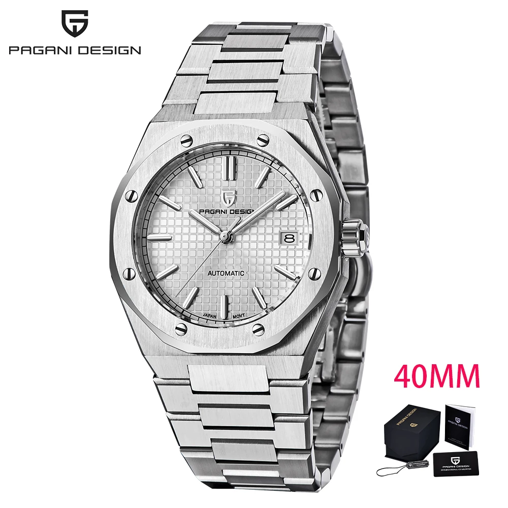 

2021 Pagani Design New Men's Luxury Watch Nh35 Movement Stainless Steel Automatic 100m Waterproof Men's 40mm Mechanical Watch