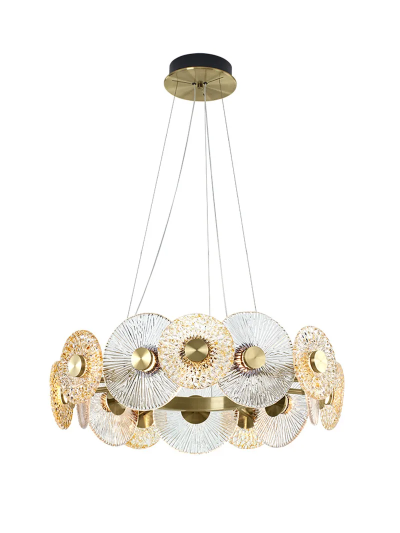 

Light luxury postmodern Nordic crystal living room Chandelier