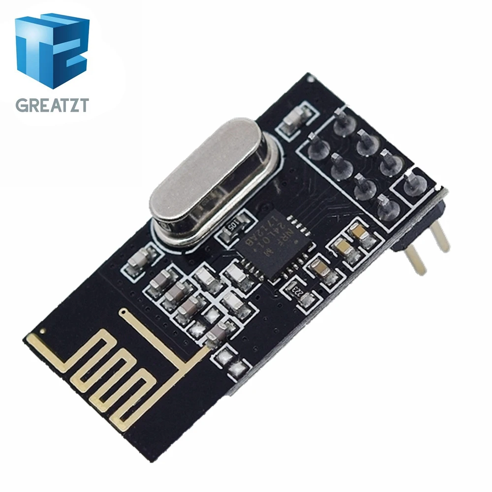 1 шт. GREATZT NRF24L01+ модуль беспроводной передачи данных 2,4G/обновленная версия NRF24L01