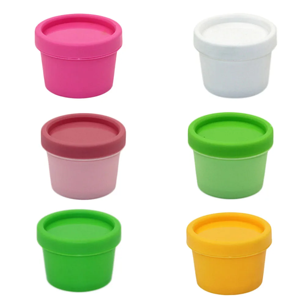 2Pcs Refillable Bottles 50g Travel Face Cream Lotion Cosmetic Container Plastic Empty Makeup Jar Pot 6 Colors | Красота и здоровье