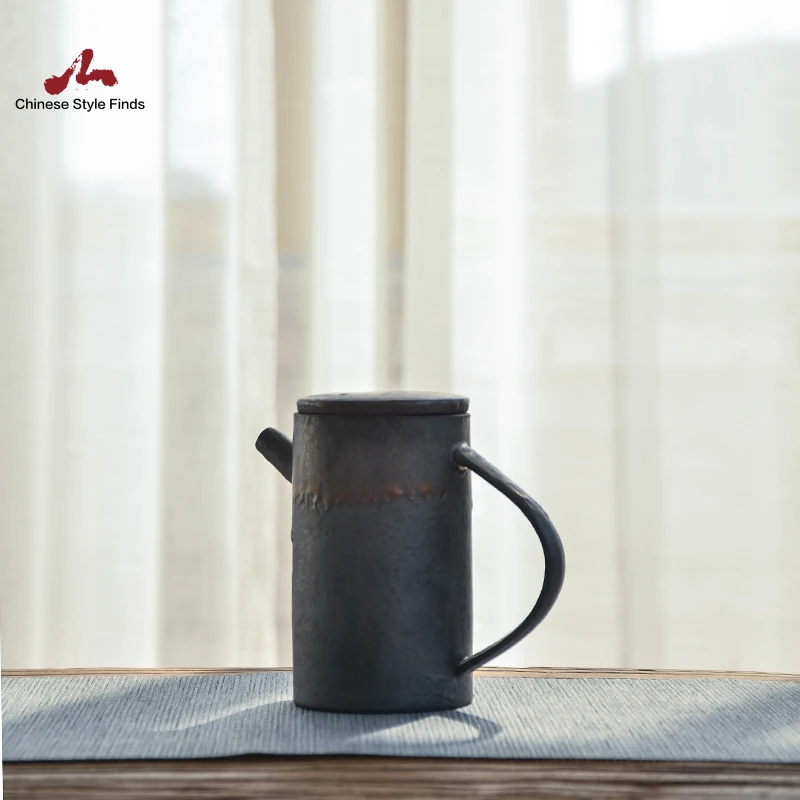 Чайный набор винтажный семейный чайник ручной работы китайский кунг фу 280