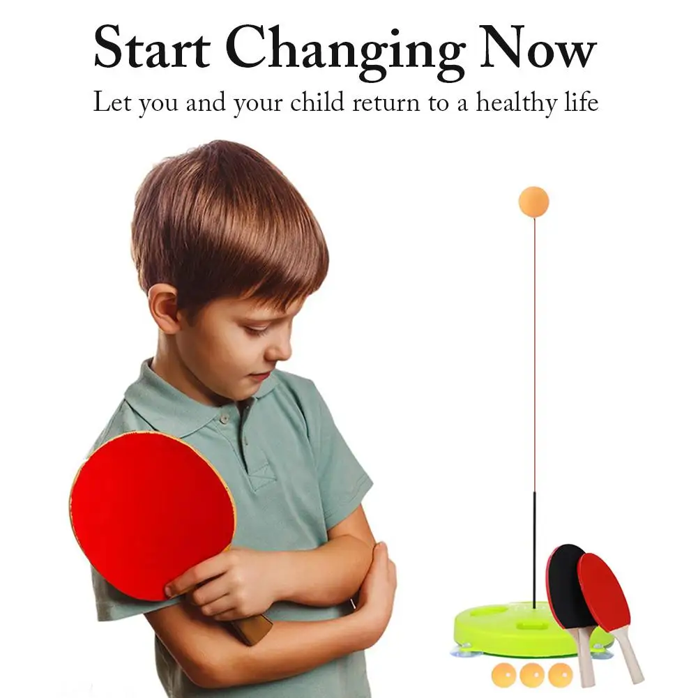 

Practice Ball Elastic Soft Shaft Rebound Suction Cup Reinforcement Base To Prevent Myopia Table Tennis Trainer Ball Machine