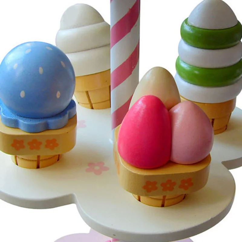 Детские игрушки Моделирование магнитное Мороженое деревянные ролевые игры