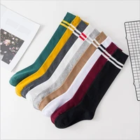 autumn and winter thick stockings knee length combed cotton socks ladies cute calf socks sexy uniform socks
