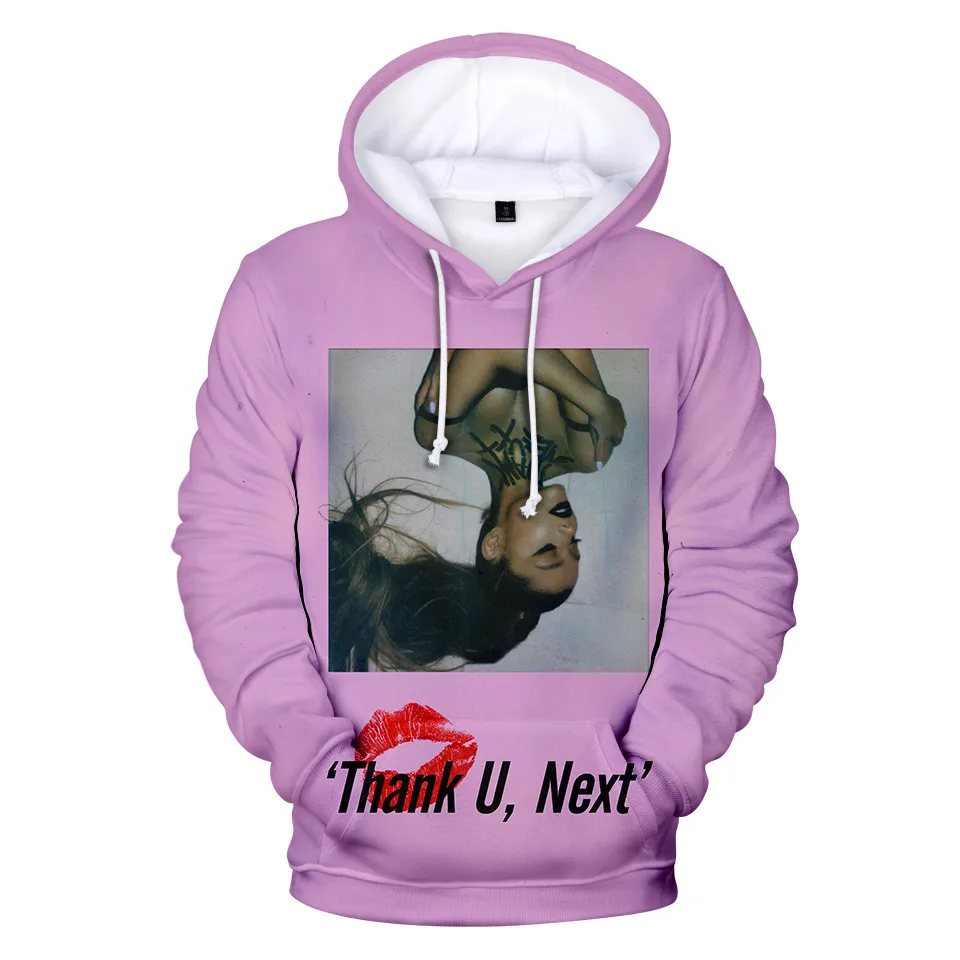

Ariana Grande 3D Hoody cotton Winter Autumn New Arrivals Fashion Western Pop Singer Ariana Grande 3D hoody Pullover Sweatshirt