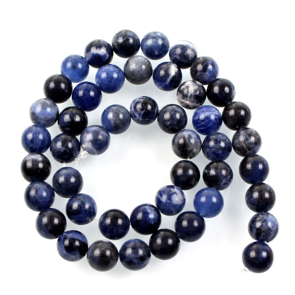 Бусины из гладкого натурального камня нитка 15 дюймов кальдалитовый камень