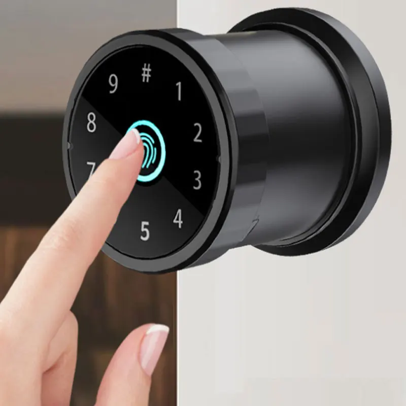 

Fingerprint Door Lock Bluetooth Digital Keyboard Smart Card Combination Knob Lock Home/Office/Hotel DIY Lock