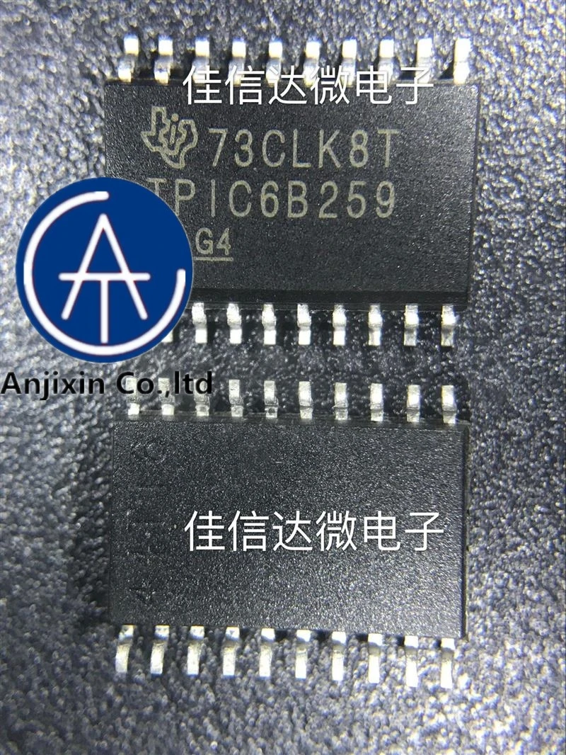 

10 шт., 100% оригинальная новая фотовспышка TPIC6B259DWR TPIC6B259, SOP vulnerability-20, автомобильная компьютерная плата, широко используемые IC-чипы