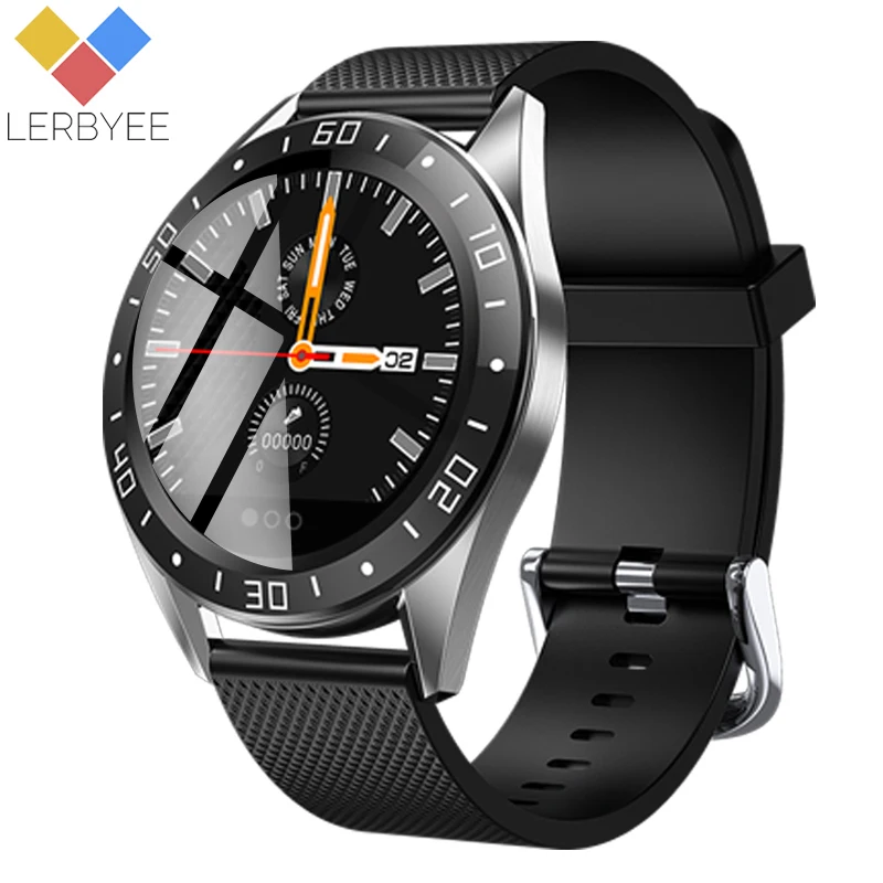 Lerbyee GT105 Смарт часы фитнес трекер для измерения сердечного ритма звонки и SMS
