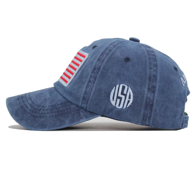 Оптовая продажа бейсбольная кепка камуфляжной расцветки с флагом США для мужчин