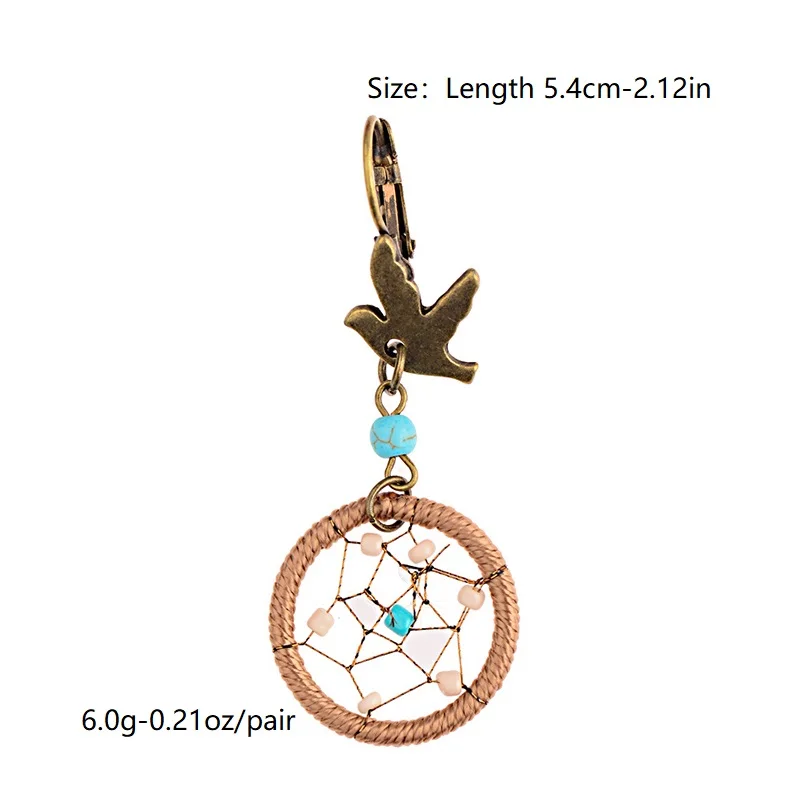 Женские винтажные серьги CARTER LISA классические богемные висячие в стиле бохо