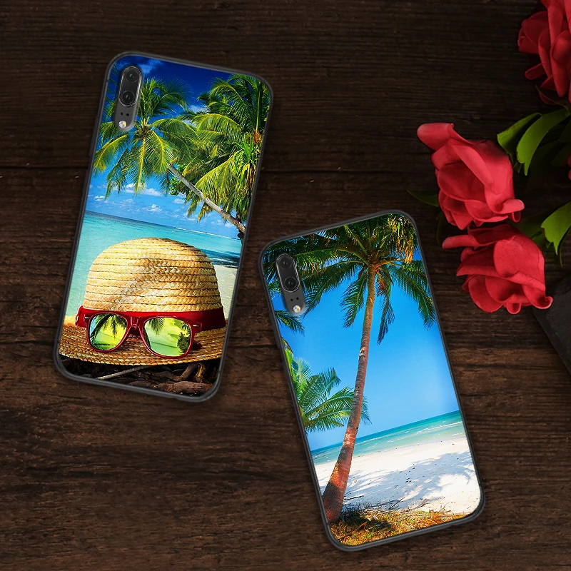 Черные силиконовые чехлы для huawei Y6 Y7 Y9 Prime 2018 2019 Nova 2i 3 4 3i Lite mate 10 20 Pro | Мобильные