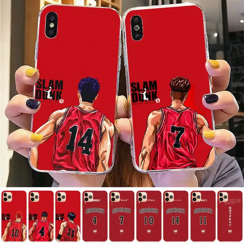 

Slam Dunk Phone Case for iPhone 11 12 13 mini pro XS MAX 8 7 6 6S Plus X 5S SE 2020 XR case