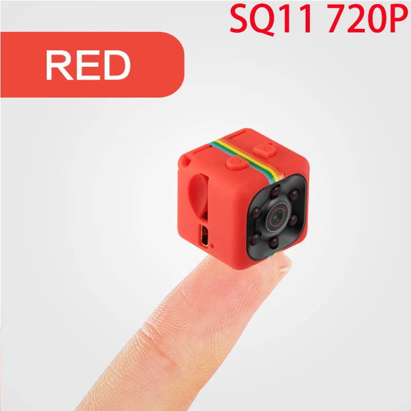 SQ11 720P Red Мини-камера FX01 HD 1080P с датчиком ночного видения, видеокамера, движения, DVR, микро камера, Спортивная DV видео, маленькая камера, Cam Sq11 720p - Цвет: SQ11 720P Red