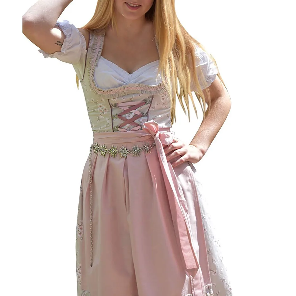 HSU 2019 горячая Распродажа пивной фестиваль женское сексуальное платье с цветочным