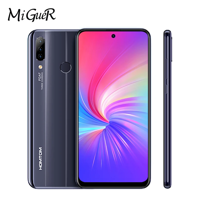 HOMTOM P30 pro Android9.0 стеклянный Чехол для мобильного телефона 4 Гб 64 ГБ 4000 мАч 6 41 дюймов