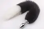 Сексуальные игрушки металлический искусственный мех лисаСобачий хвост Анальная пробка БДСМ флирт анус вилка для женщин взрослые игры продукт для пар