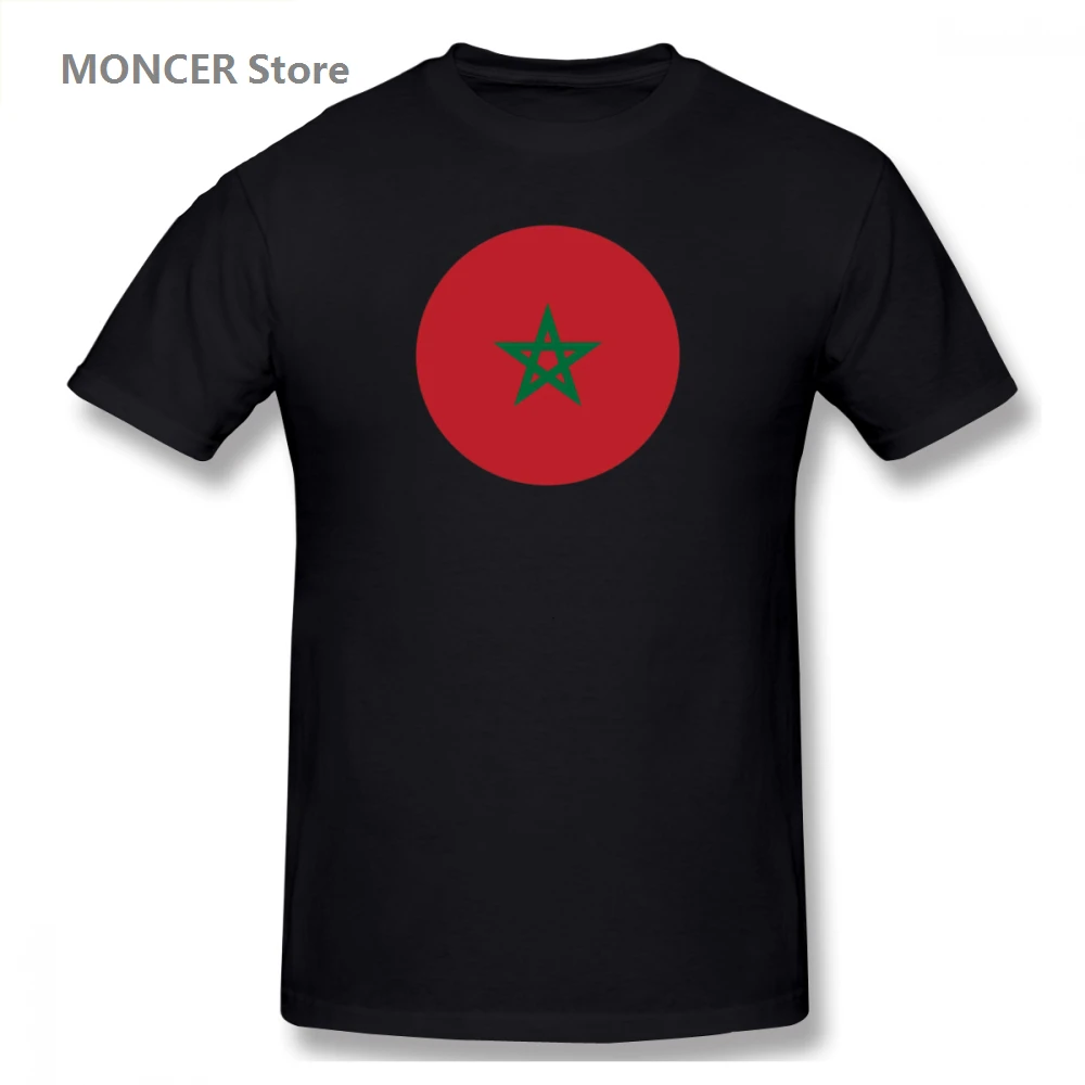 

Morocco Flag Gifts Morocco Humor Graphic Men's Basic Short Sleeve T-Shirt R178 Tops Tees