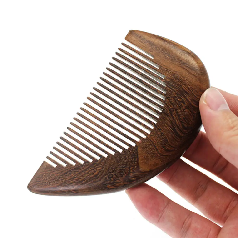 

2pcs Sandalwood Combs Super Wide Tooth Wood Combs Double Side Hair Combs No Static Lice Beard Comb Hair Styling