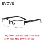 Evove близорукость очки Для мужчин Для женщин Для мужчин 1,0 1,5 2,0 2,5 дешевые оптический Оправы для очков мужские полуободковая Оправа очков очки готовой