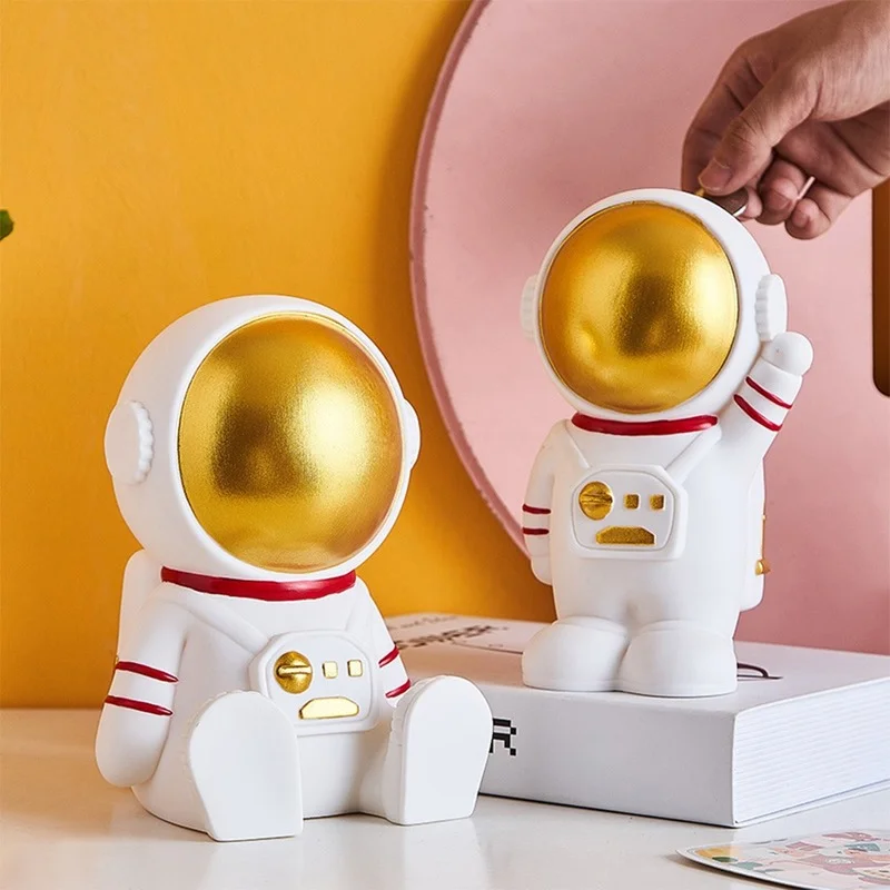 Children's Toy Gift Astronaut Large Home Decoration Money Box Savings Box Coin Piggy Bank Paper Money Piggy Bank for Children cute cow piggy bank money plastic coin money box large savings box coin money bank children s easter gifts