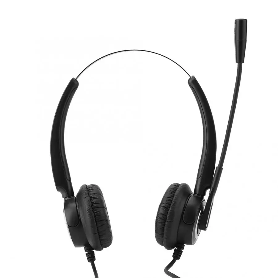 Call Center Headset RJ9 With Microphone Noise Cancelling Volume Control Mute for Box / VOIP network phone PC Game | Электроника