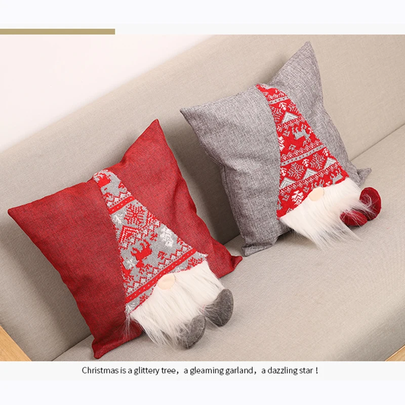 

Christmas Pillowcase Creative Cushion Cover For Festival Gift House/room Decor
