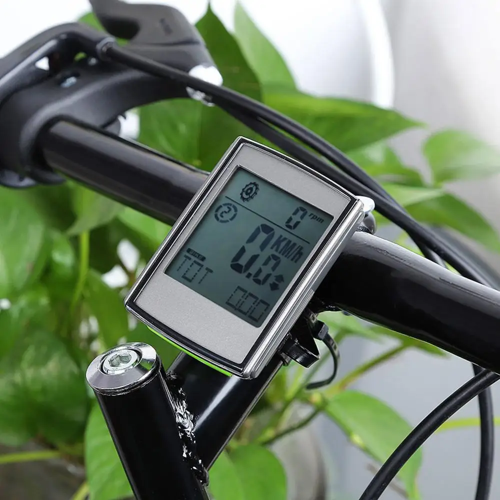 

Waterproof bicycle computer wireless mountain driving watch stopwatch LED digital display rate speedometer watch bicycle riding