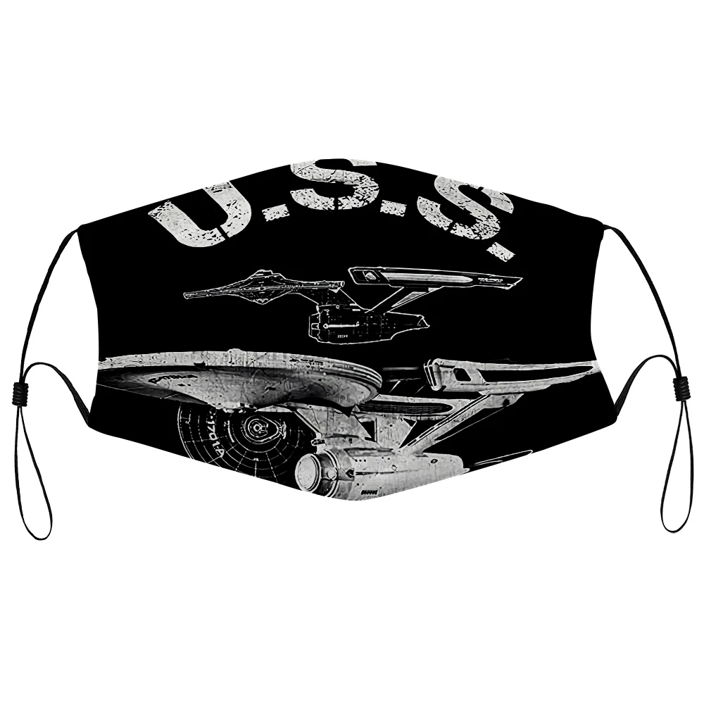 

Пылезащитная маска с фильтром T Hemd Uss Enterprise Voyager Spock Raumschiff научная фантастика Ретро планеты Unisexs маска для лица