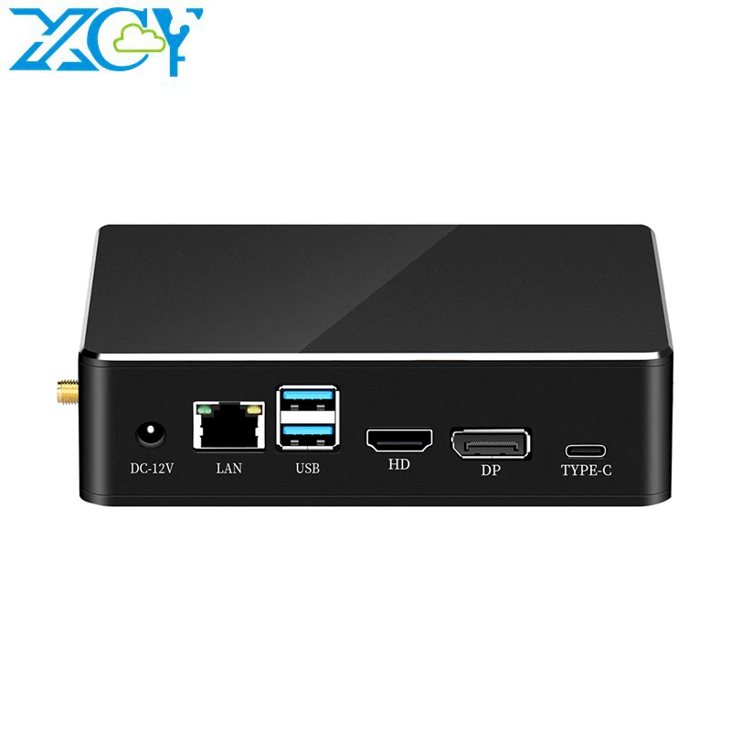 XCY мини-ПК 8-й процессор Intel Core i5 8265U DDR4 RAM DP HDMI M.2 SSD Win 10 Linux 4K UHD HTPC Настольный неттоп
