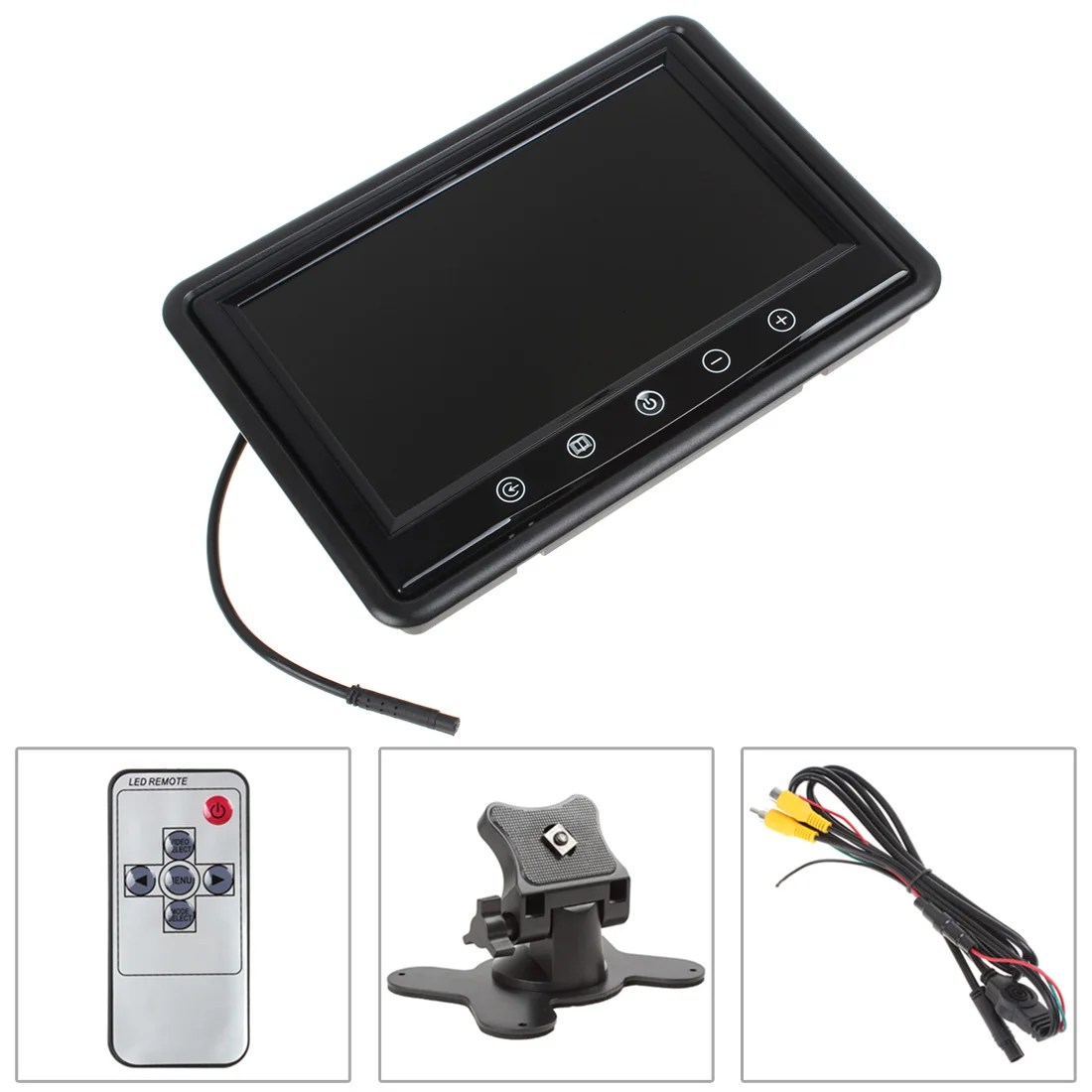 9 дюймов 800*480 сенсорный экран lcd автомобильный монитор компьютер HD цифровой TFT цветной монитор AV поддержка как компьютерный экран