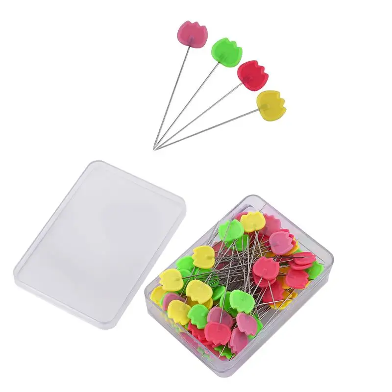 50 шт./компл. булавки для шитья иглы в стиле пэчворк вышивки с цветами аксессуары