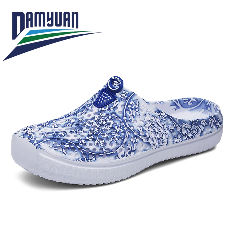 Damyuan/женские сандалии для сада дышащие пляжная обувь легкие шлепанцы девушек