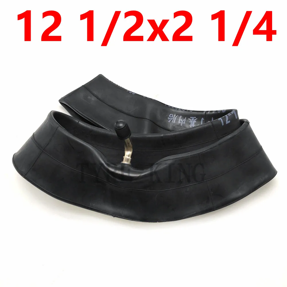 

High Quality 12 1/2x2 1/4 Inner Tube Tire 12 1/2*2 1/4 Inner Camera with Bend Valve for Electric Vehicle Accessories