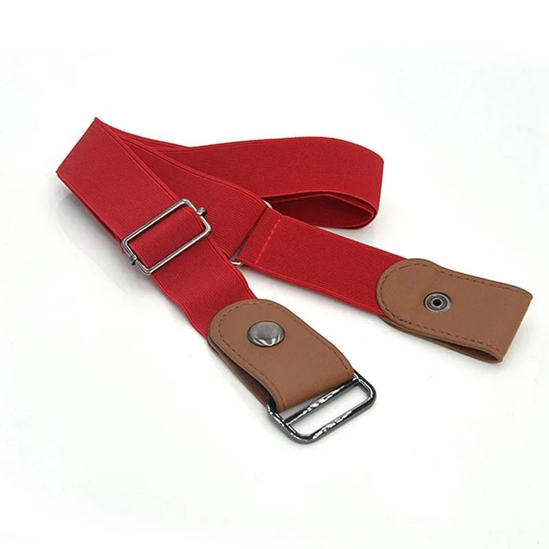 

1 Pcs Buckle-free Belt For Jean Pants,dresses,no Buckle Belt Waist Bulge,no Belt Stretch Waist Hassle Elastic For Women/men