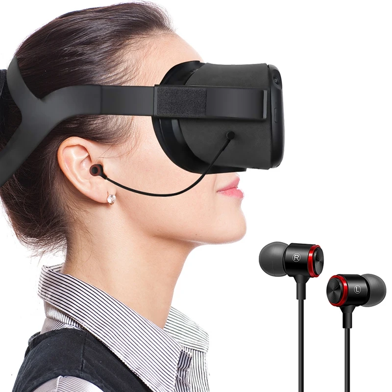 In-Ear Earbuds Earphones Compatible with Oculus Quest/Rift S VR Headset Binaural Headphones | Электроника