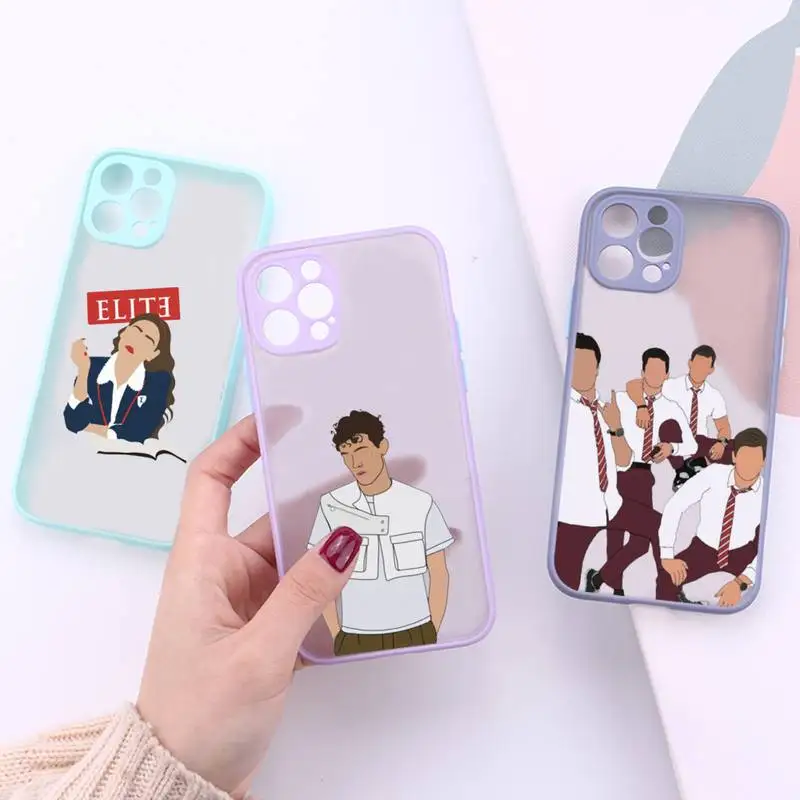 

Elite Spanish TV series Phone Case matte transparent For iphone 7 8 11 12 plus mini x xs xr pro max cover
