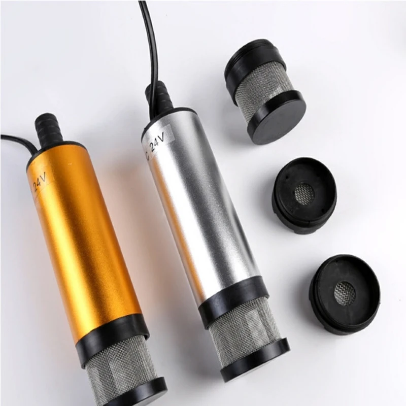DC 12 V/24 V 30L/min, алюминиевый сплав погружной Электрический Трюмный насос для дизельного/масла/воды/топлива, с выключателем, 12 24 v Вольт
