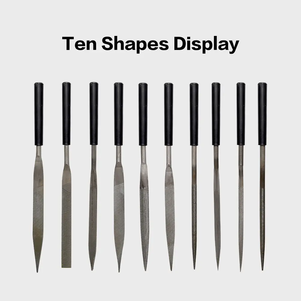 

10 Pcs Wood Rasp Files Set Mini Needle File Kit Carving Tools Metal Filing Tool Glass Stone Jewelry Wood DIY Carving Craft