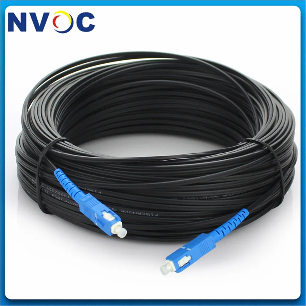 50 м FTTH GJYXCH волоконно оптический кабель патч корд SC/UPC К дуплексный одномодовый G657A1