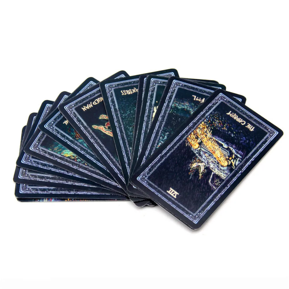 Английская 78 листа/уп наклейки для ногтей комплект Таро карты колода карт