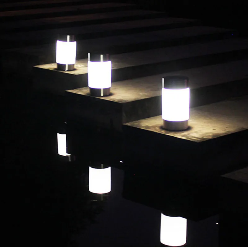 2 шт. Светодиодная лампа для лужайки на солнечной батарее открытом воздухе