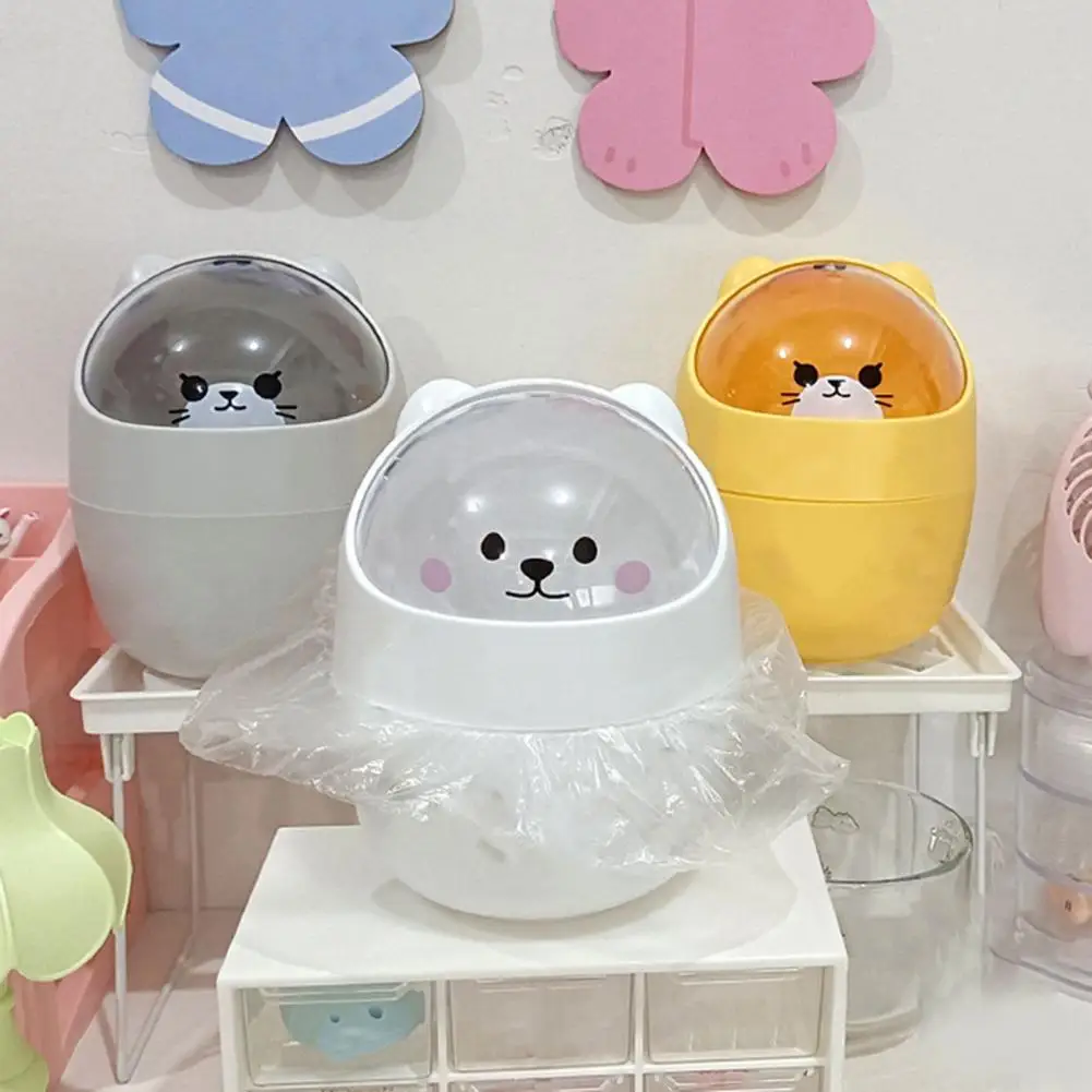 

Mini Trash Can Large Capacity Detachable PS Plastic Mini Desktop Trash Bin for Bedroom
