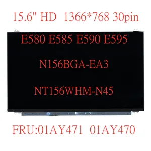 applicable to lcd touch screen 15 6hd ag 1366768 30pin nt156whm n45 n156bga ea3 thinkpad t570 e580 e585 fru 01ay470 01ay471 free global shipping