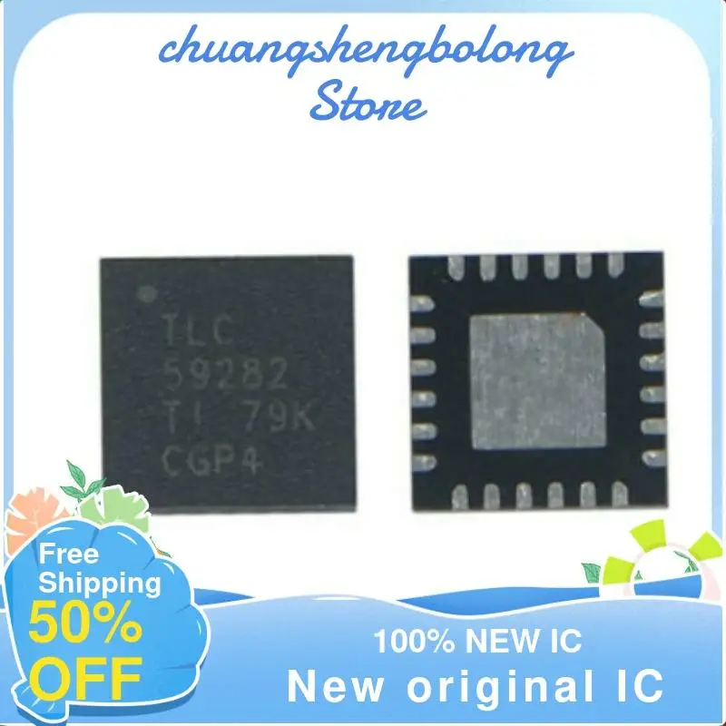 

10-200PCS TLC59282RGER новый оригинальный QFN IC