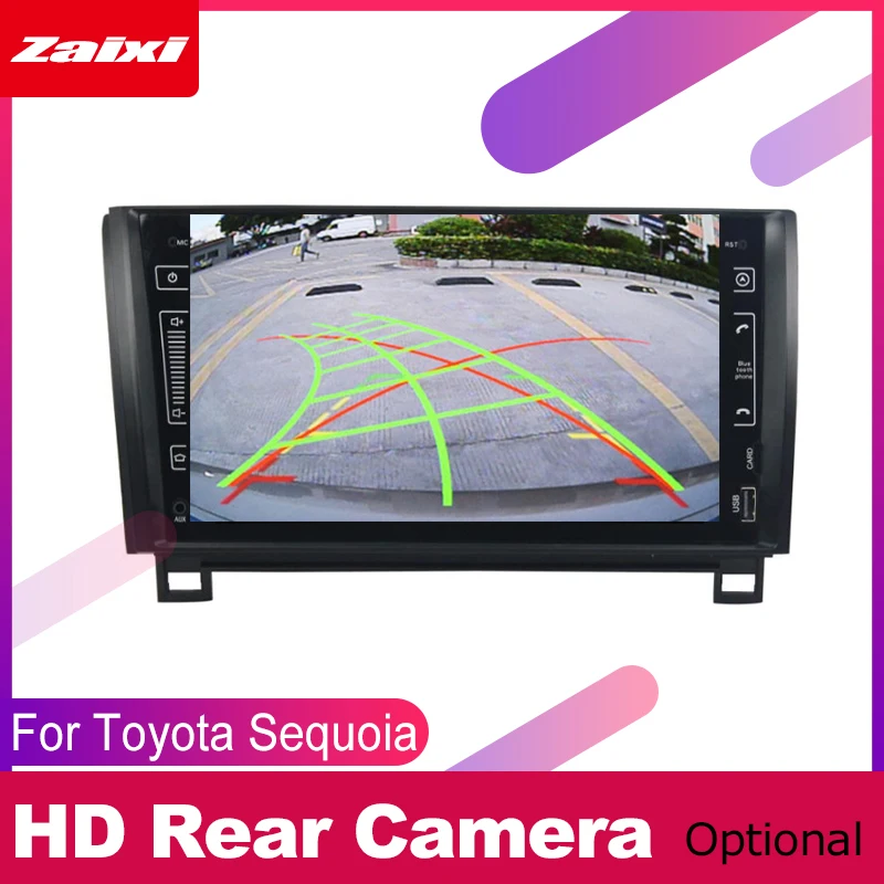 ZaiXi для Toyota Sequoia Tundra 2010 ~ 2012 Автомобильная Мультимедийная система Android 2 DIN